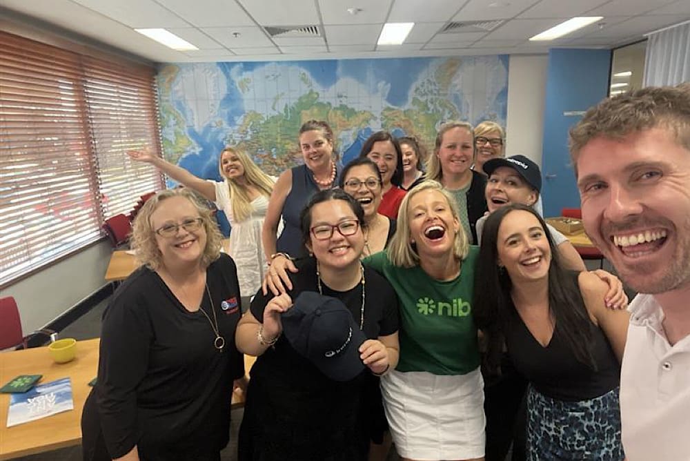 All smiles at the Helloworld Training Academy