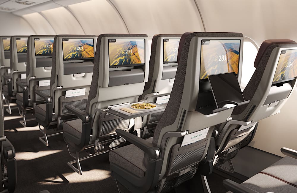 The upgraded A330 seat. Source: Qantas