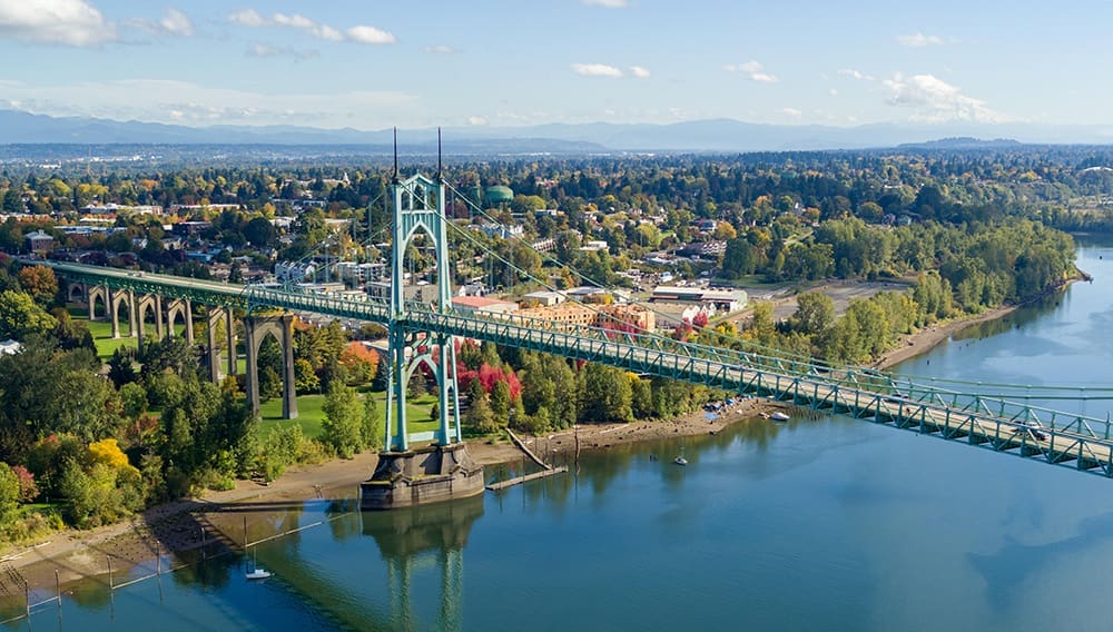 St Johns Bridge, Portland