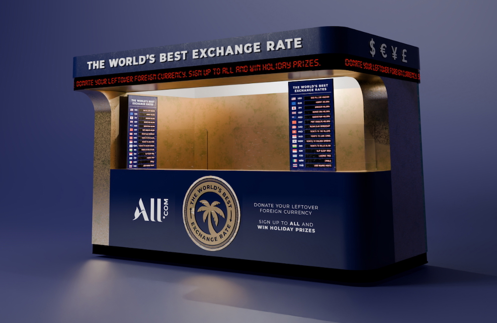 $1B in spare change: Aussie travellers hoarding foreign currency after holidays 3 The Accor money exchange pop-up.
Travellers