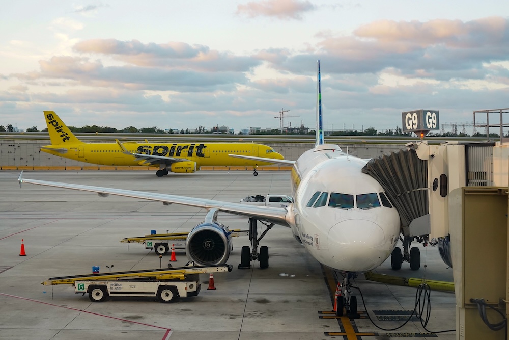 A US airline merger between Spirit and JetBlue failed to materialise.