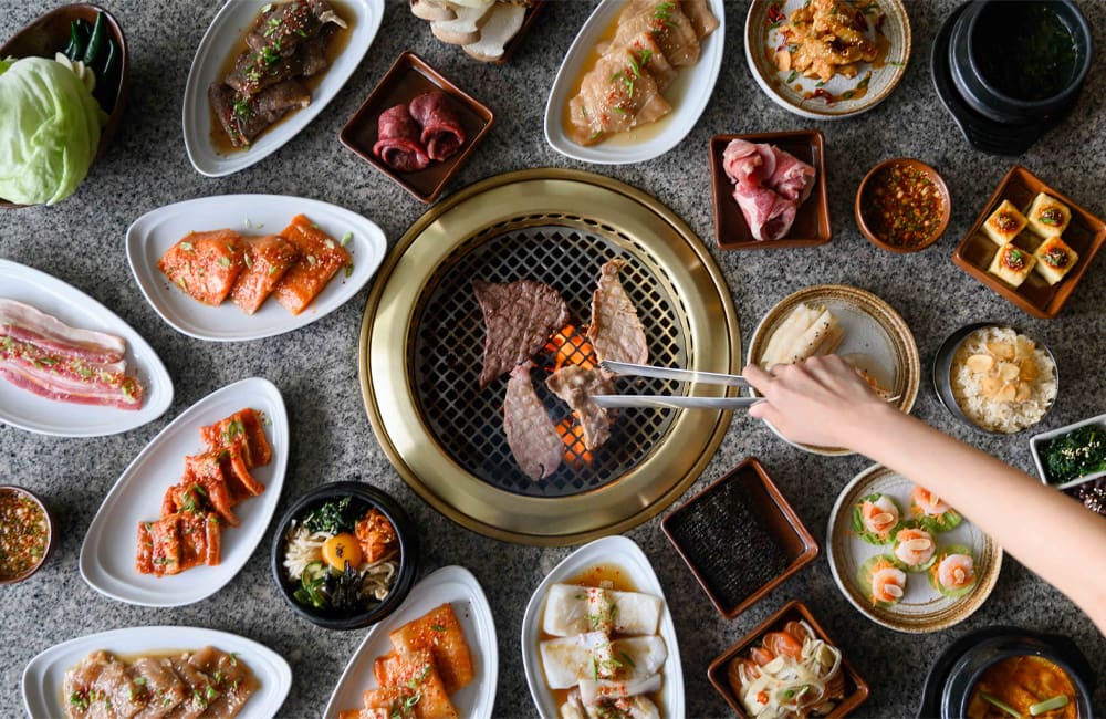 Delicious Korean BBQ to share. Image credit: Shutterstock