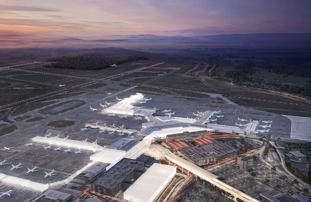 Melbourne Airport rendering.