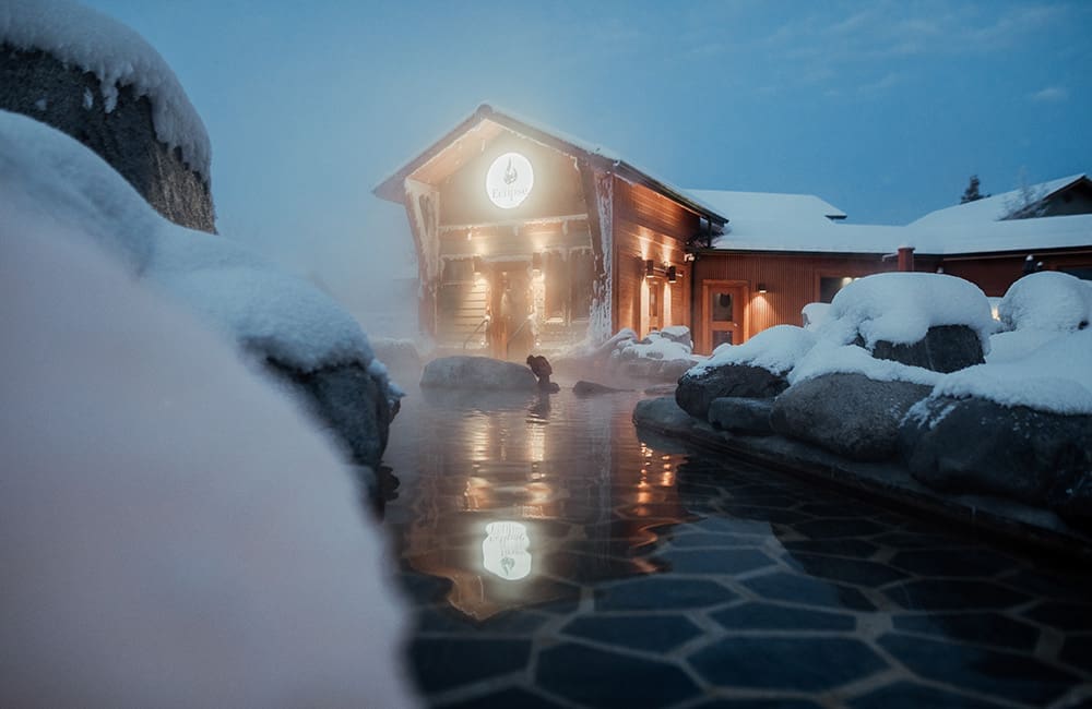 Eclipse Nordic Hot Springs in the Yukon Territory. Image: Taylor Burk