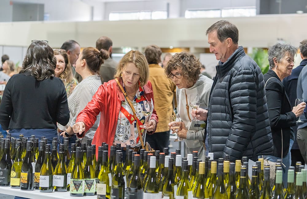 Public tastings at the National Wine Show 2024.