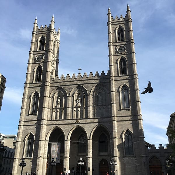 The Basilica de Notre-Dame Montreal. Image: Philippa Macken