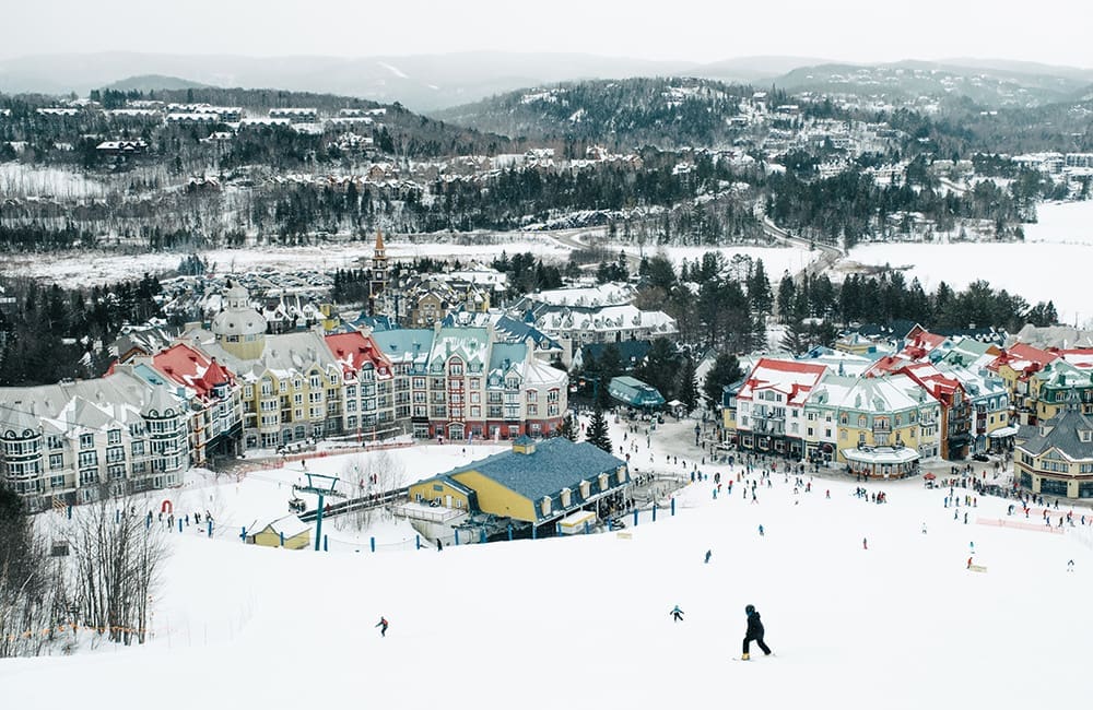 Mont Tremblant Ski Resort in the Laurentian Mountains of Québec. Image: Destination Canada
