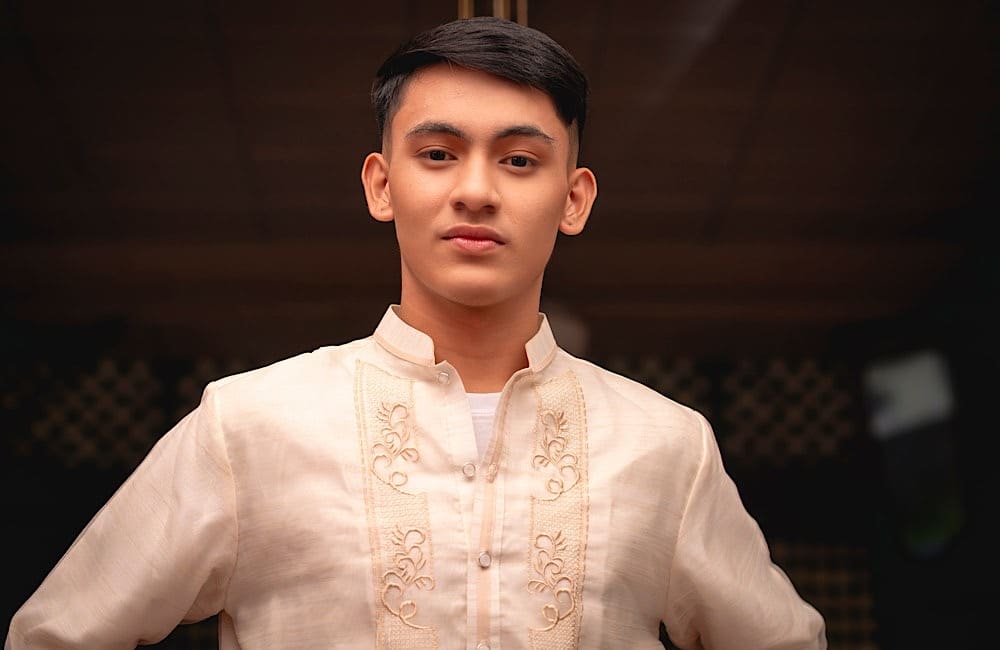 Packing tradition never looked this good—the Filipino barong blends heritage with tropical elegance.