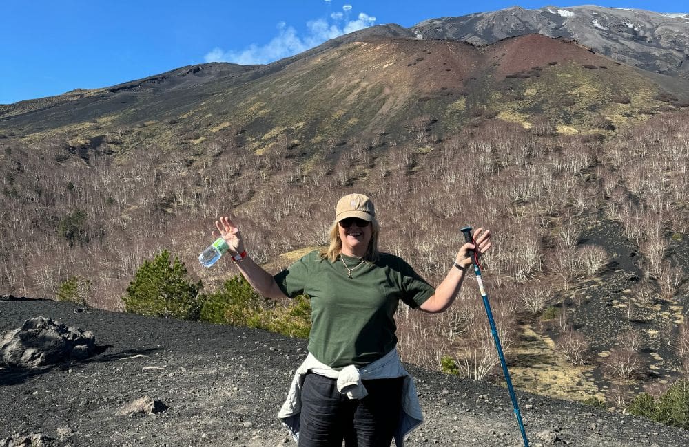 Karen Deveson in Sicily