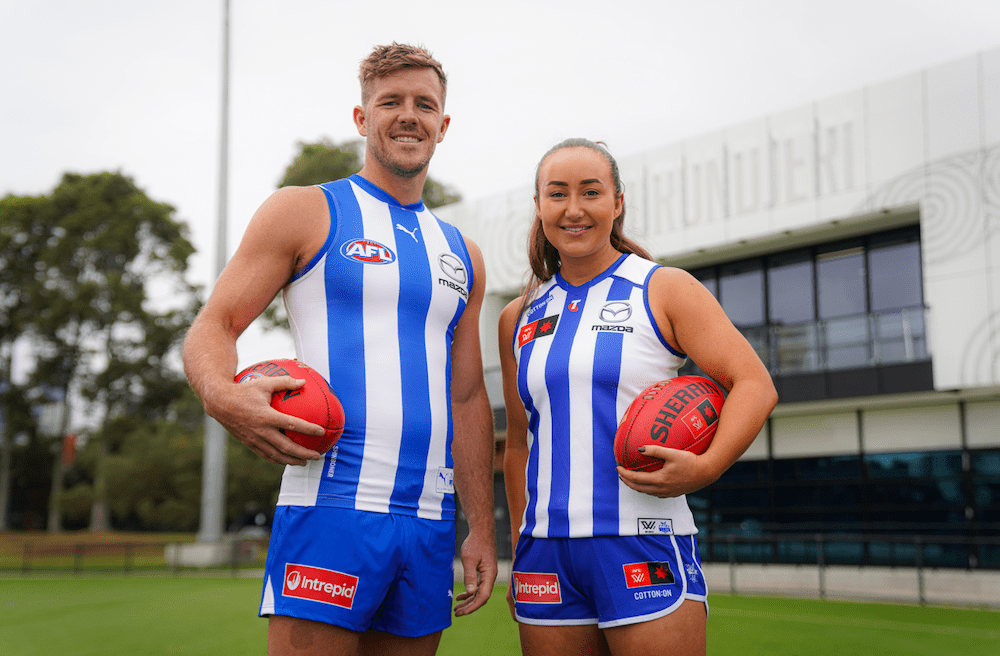 Luke Parker AFL Player, Nicole Bresnehan AFLW Player