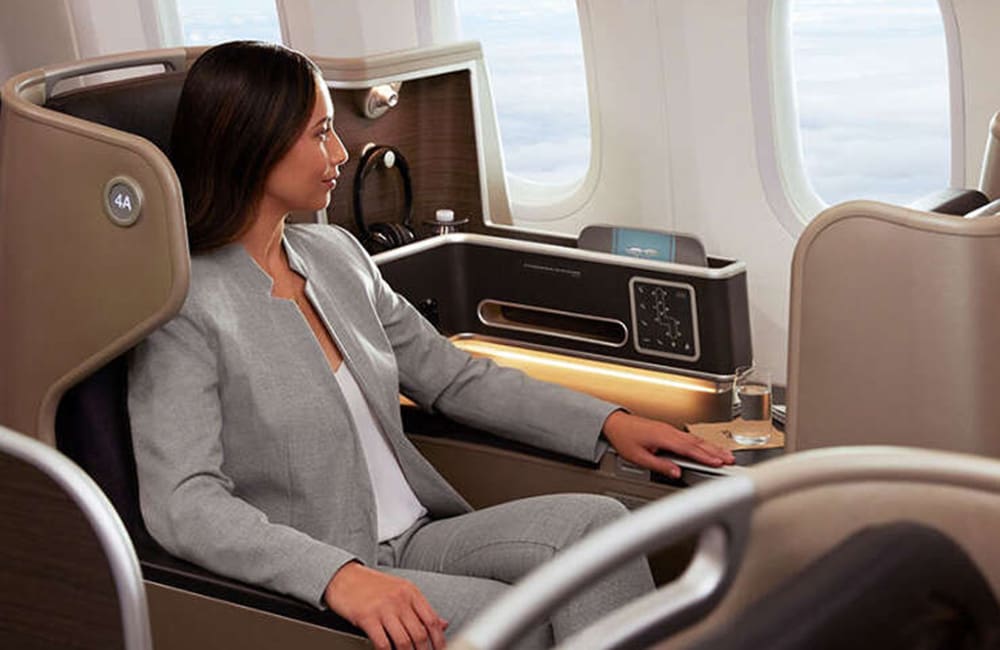 Qantas 4B15 Business Class International Red - Choice B - JC INT RED B