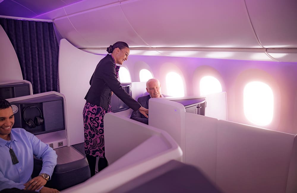 Air NZ New Business Premier cabin Air New Zealand