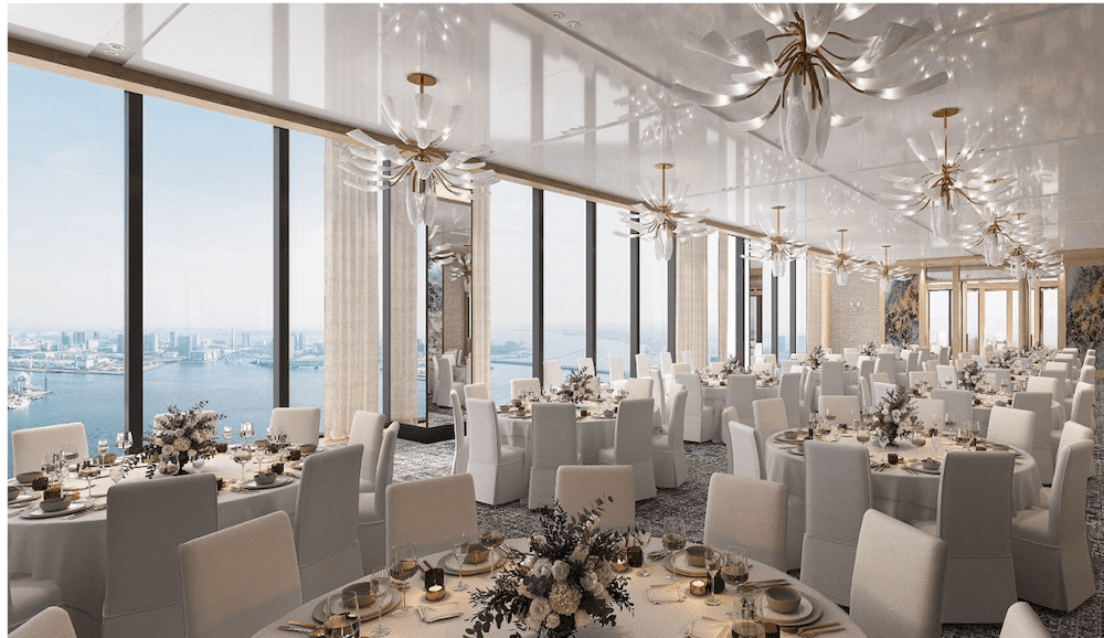 Fairmont Tokyo event space.