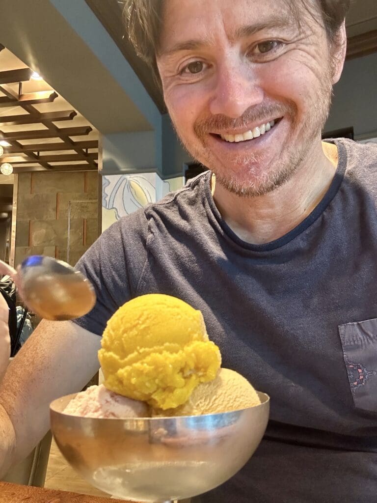 Sorbet at Jamie's Italian.