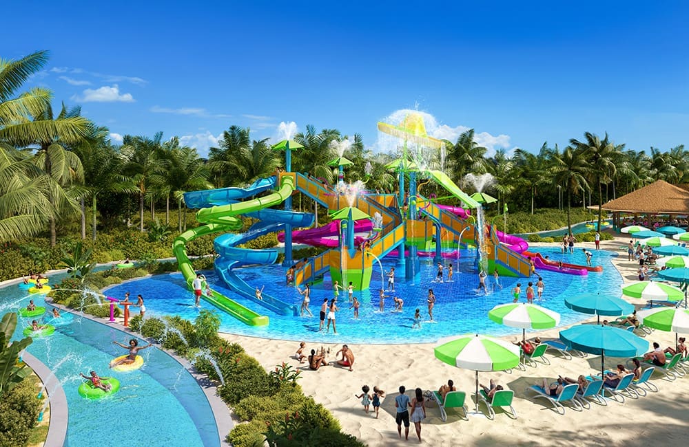 Artist's impression of the Splash Pad at Splash Cove at Perfect Day Mexico. Image: RCI