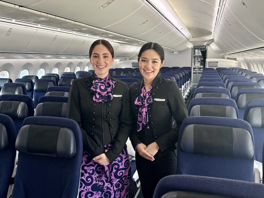 Air New Zealand's retrofitted B787 Dreamliner.