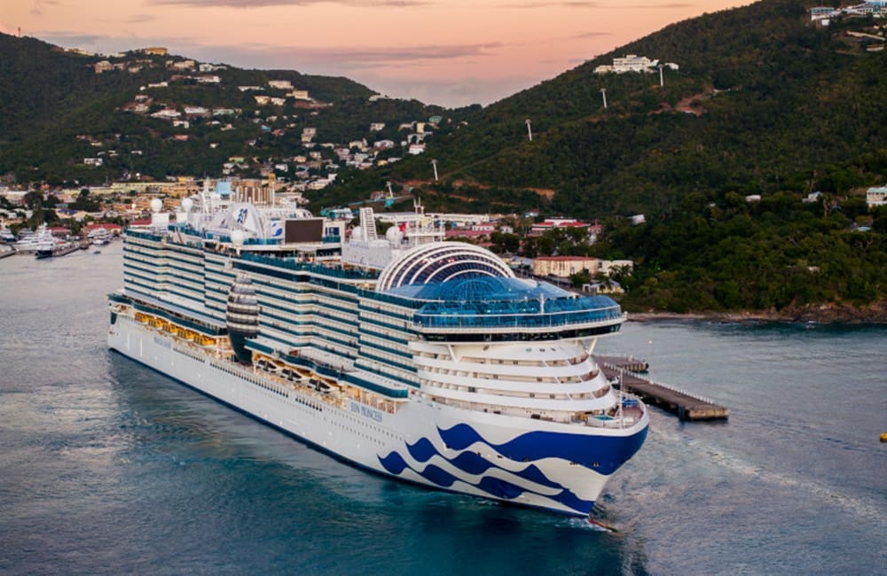 Sun Princess at sea.