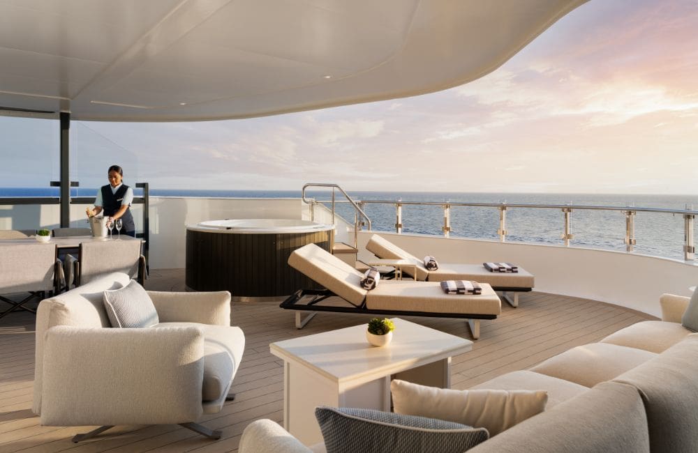 The Owner's Suite on Ritz-Carlton Yacht Collection's IIma