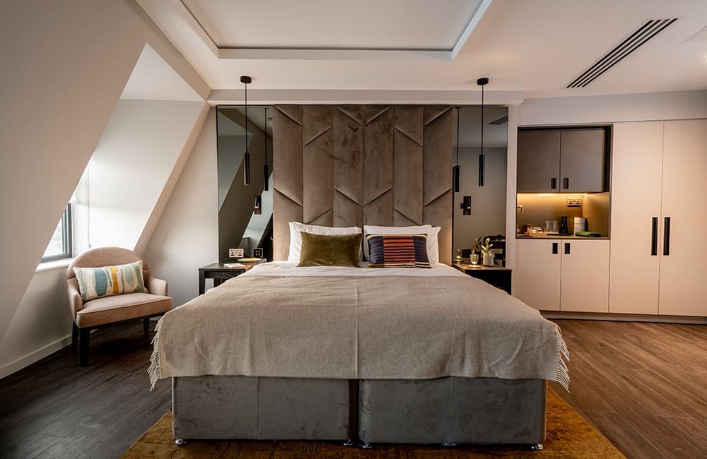 Studio Room King at The Hobson Cambridge by Adina. Image: TFE Hotels