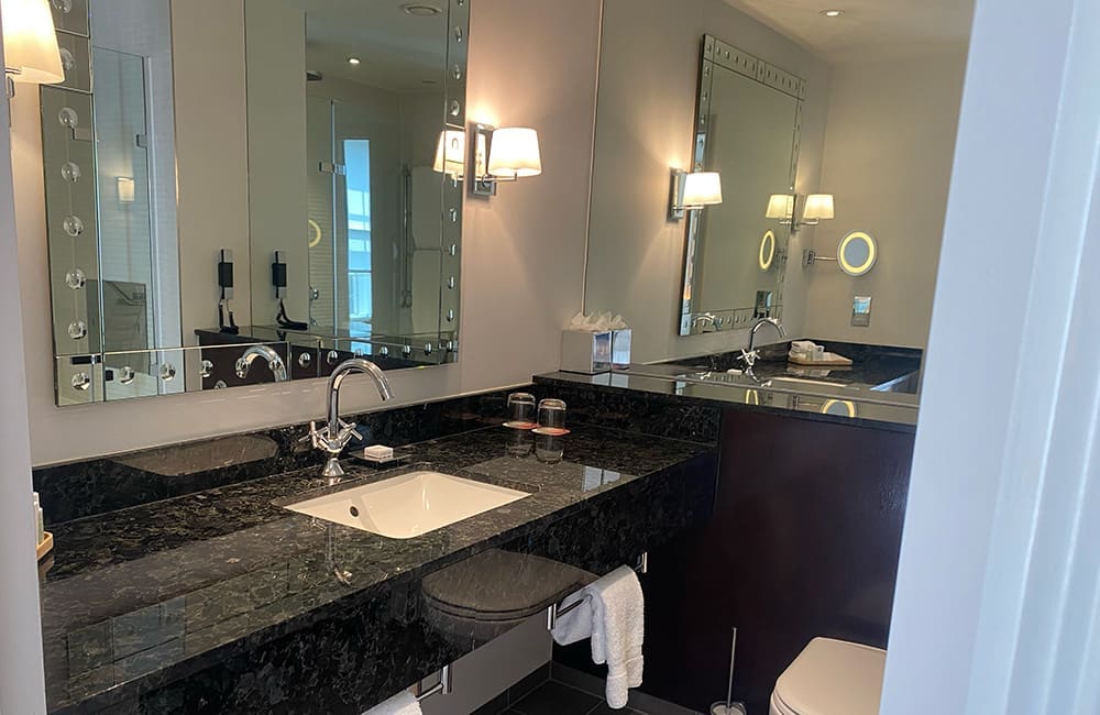 The recently refurbished bathrooms at The Prince Akatoki. Image: Cassie Tannenberg