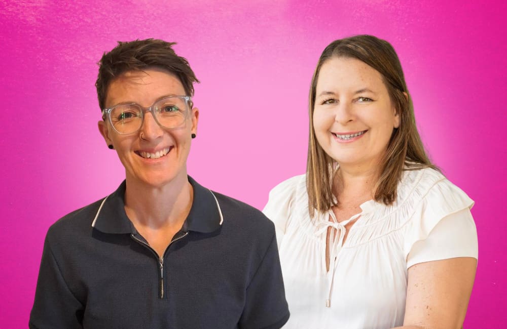 Naomi Wheeler (left) & Amanda Doolan. itravel