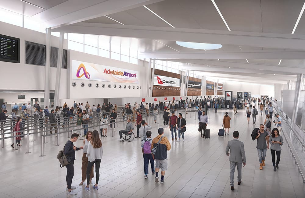 Adelaide Airport-Check-in expansion interior