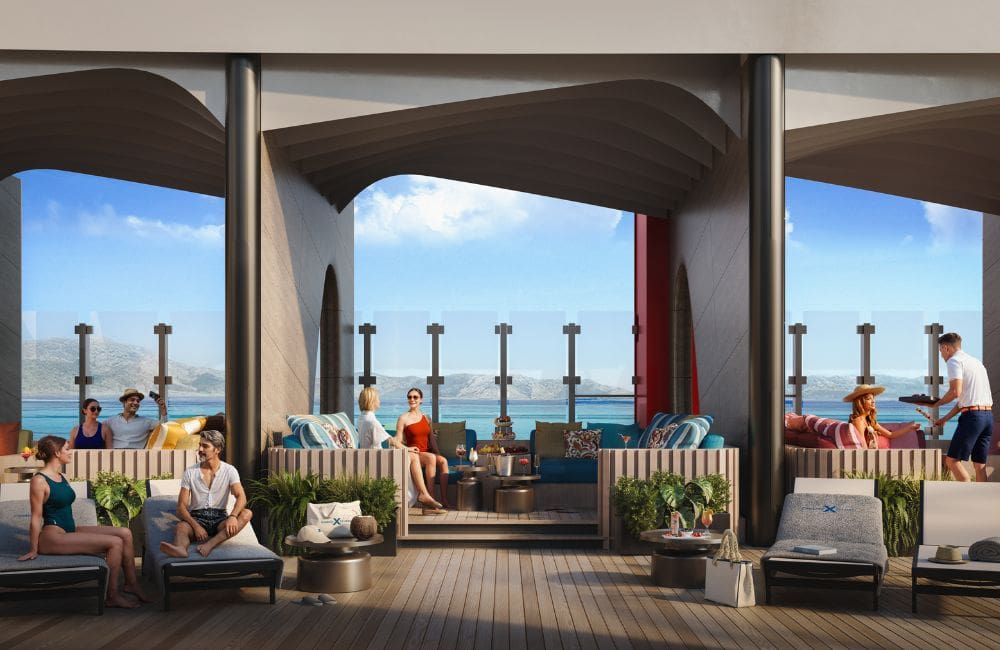 Celebrity Cruises’ Tim Jones shares the latest about the 'modern luxury' line 1 Celebrity Xcel new pool club cabanas