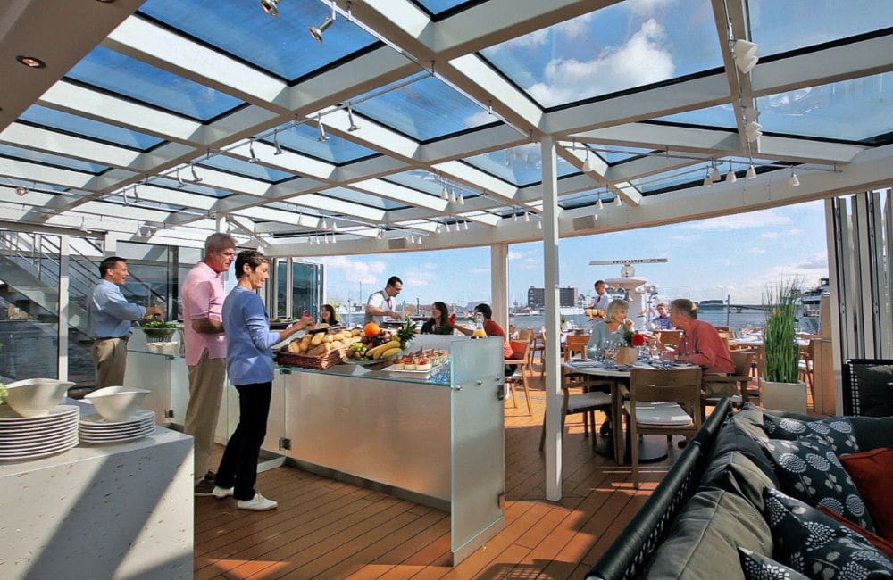 Dining on a Viking river cruise