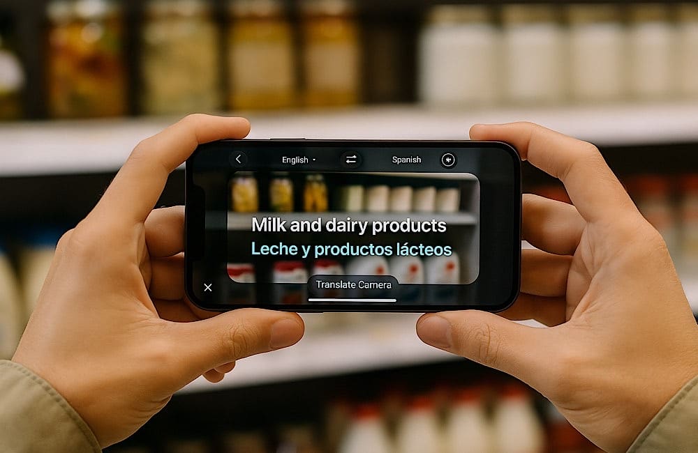 Use your iPhone's camera to translate text and convert currency on the go.