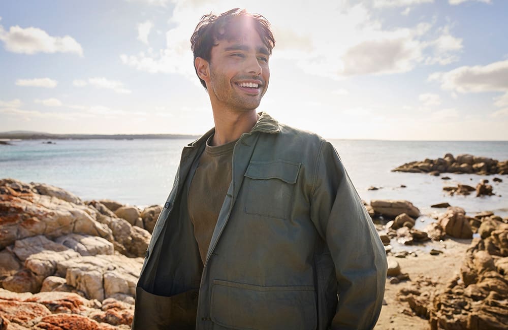 Australian actor Thomas Weatherall in Tasmania. Image: Tourism Australia