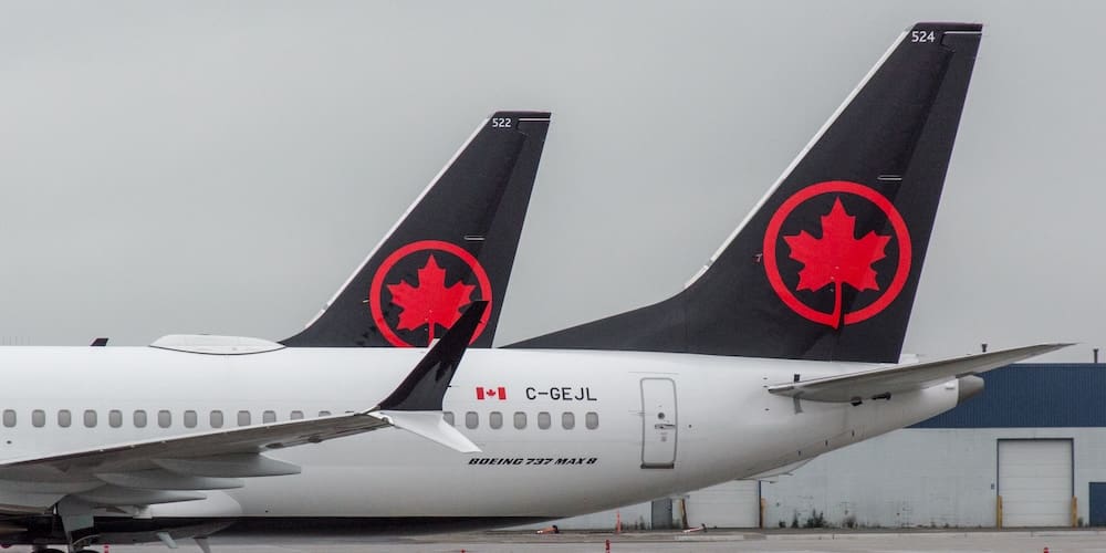 Air Canada at Calgary Airport. (Image Randy Blackwell/Shutterstock.com)