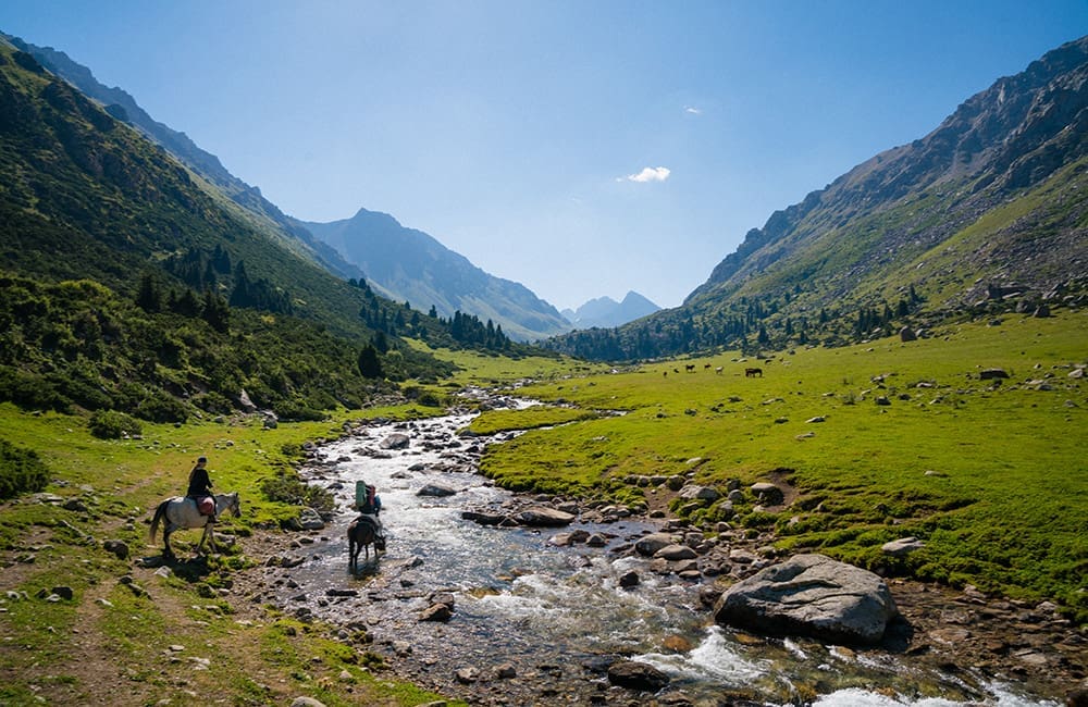 Tien Shan Mountain Range, Kyrgyzstan. Image: Liz Carlson  – Intrepid Travel Not Hot List 2026