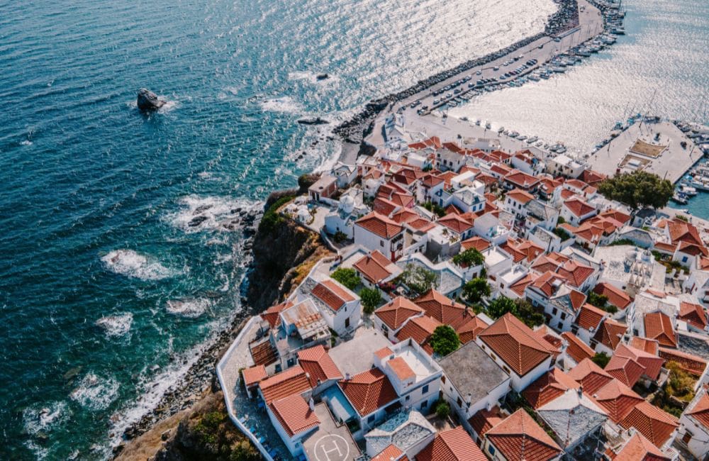 Skopelos, Greece one of the smaller ports Windstar visits © Nikola Radojcic