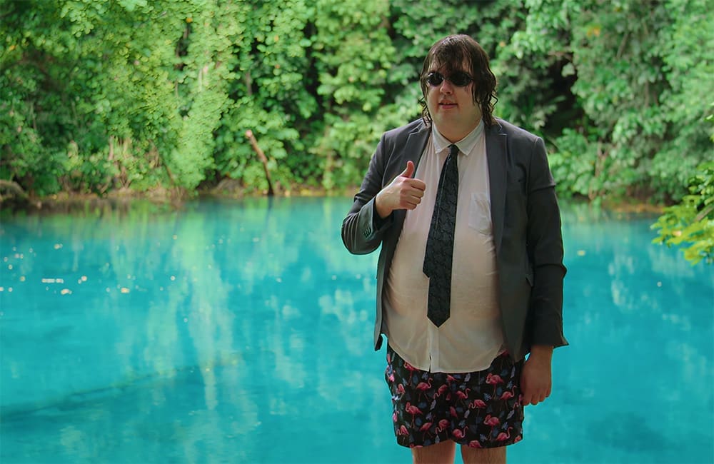 Ray O'Leary at Blue Lagoon, Efate. Image: Vanuatu Tourism Office