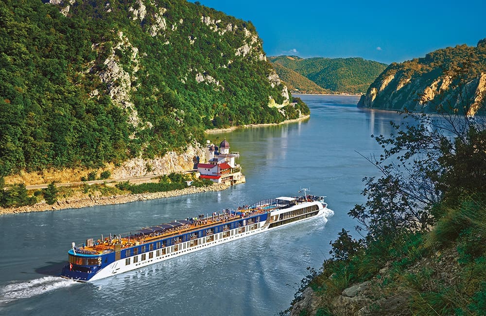 AmaWaterways river ship in Europe.