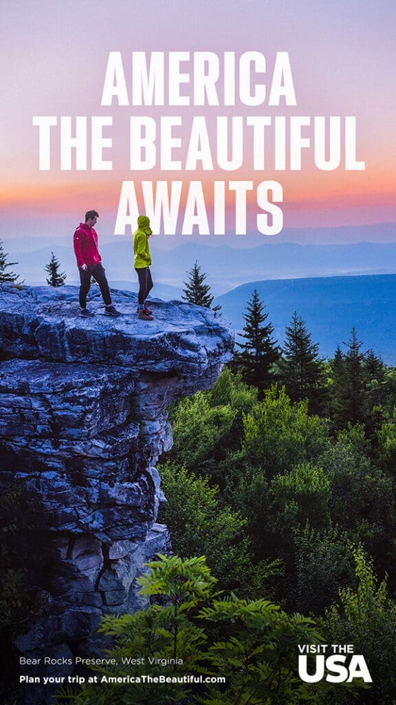 'America the Beautiful' campaign visuals.