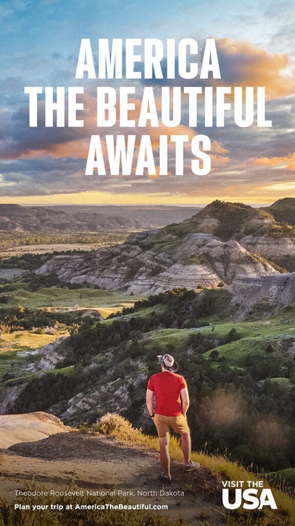 'America the Beautiful' campaign visuals.