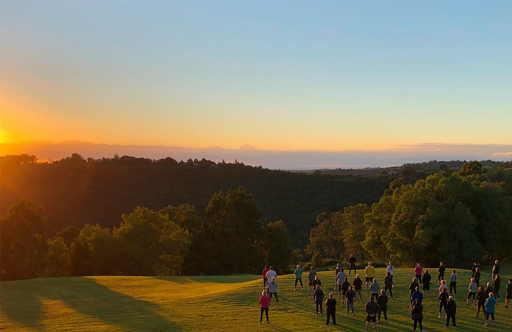 Gwinganna Qigong sunrise