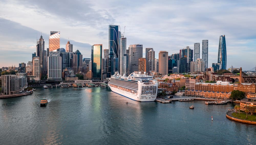 Crown Princess in Sydney.
Carnival Corp