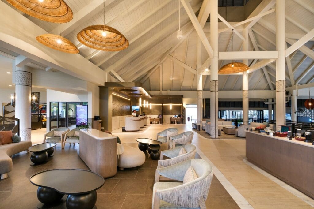 The new Radisson Blu Resort Fiji lobby.