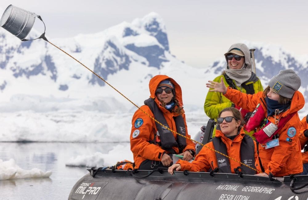 Hands-on science experiment with Lindblad Expeditions, Antarctica