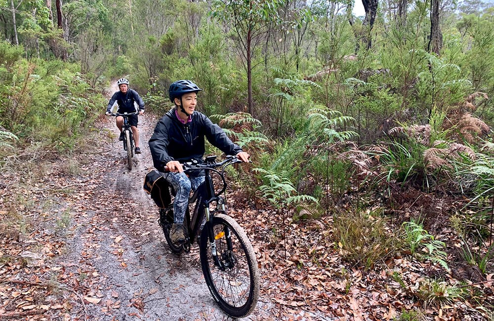 Cycling the Munda Biddi Trail in WA. Image: Intrepid Travel