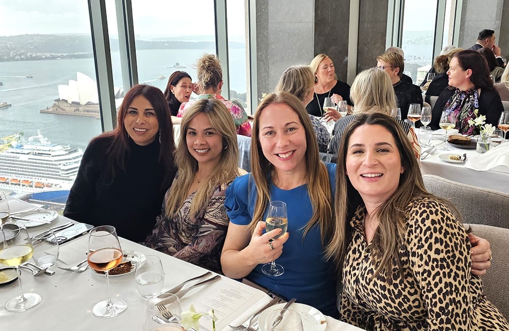 MTA High Achievers in Sydney (L-R): Caroline Moit, Karen King, Katrina Carichini & MTA NSW BSM Lauren Ryan.