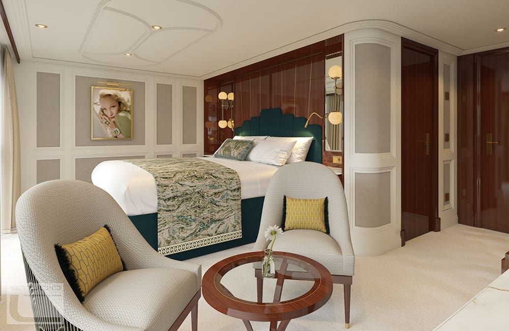 Render of Moss Suite on S.S. Marlene.