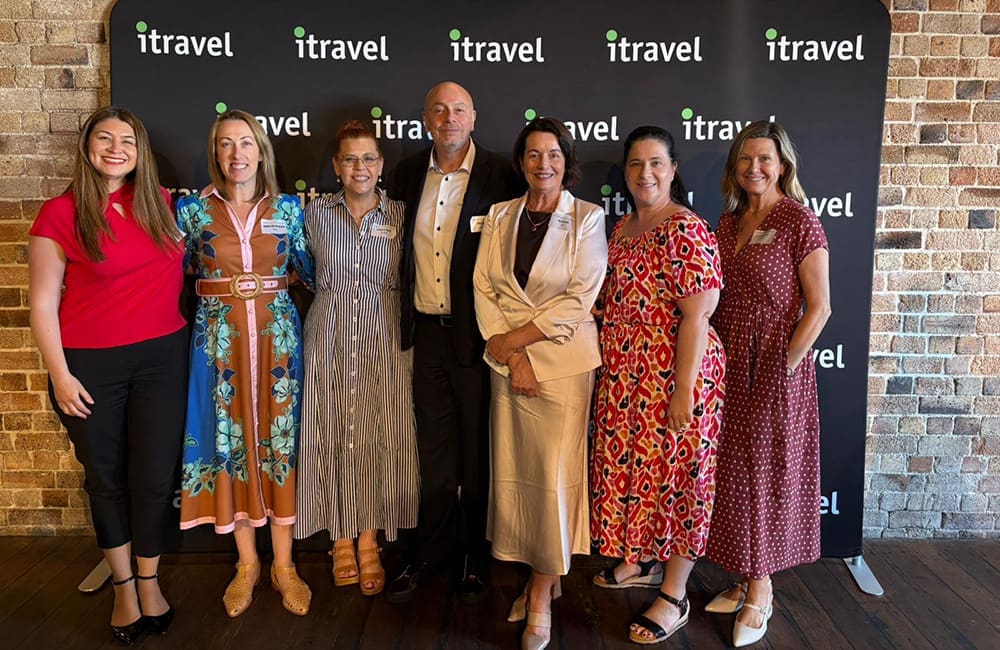 Supplier partners at the itravel 2025 Long Lunch in Sydney.