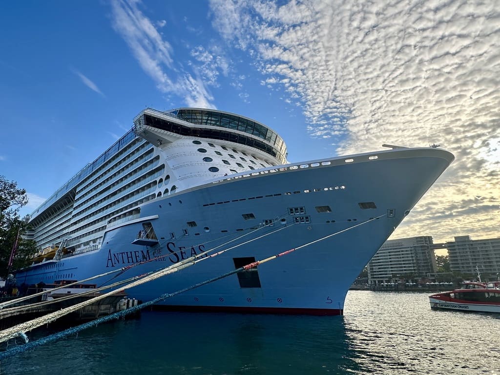 Anthem of the Seas in Sydney.