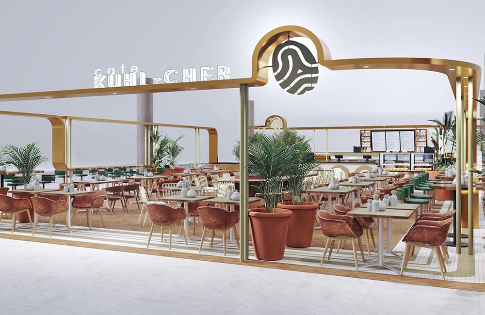 Render of Kuhl-Cher Cafe store 1 at BNE international