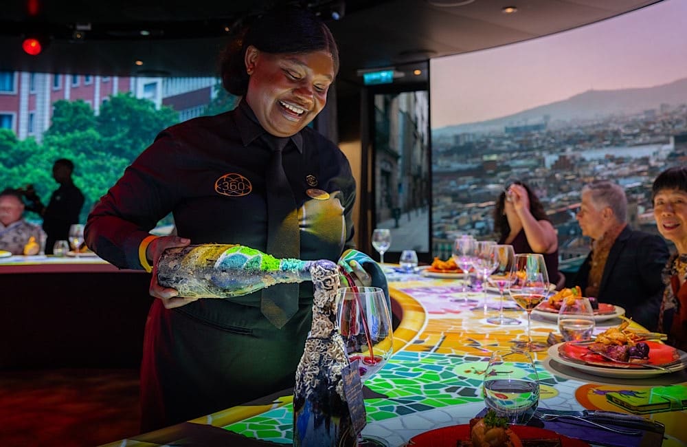 The 360: An Extraordinary Experience dining venue debuts locally, available on only two Princess ships worldwide.