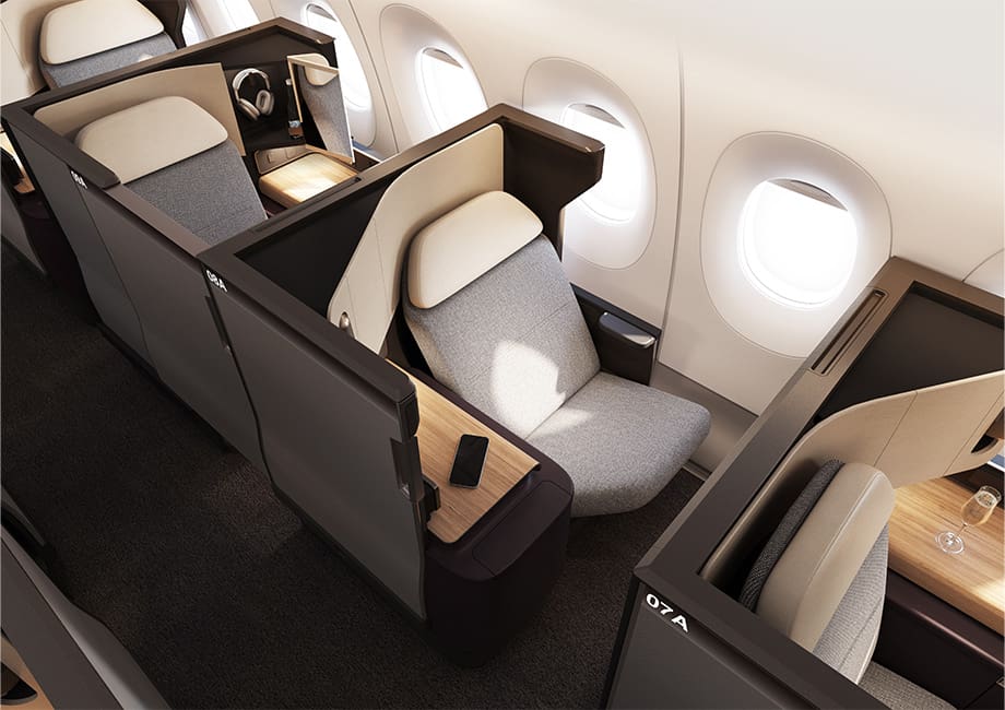 Qantas Project Sunrise A350 Business Class
