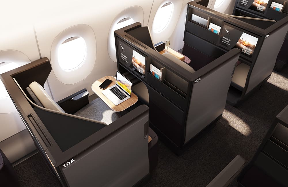 Qantas Project Sunrise A350 Business Class